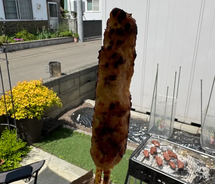 焼き上がったつくね